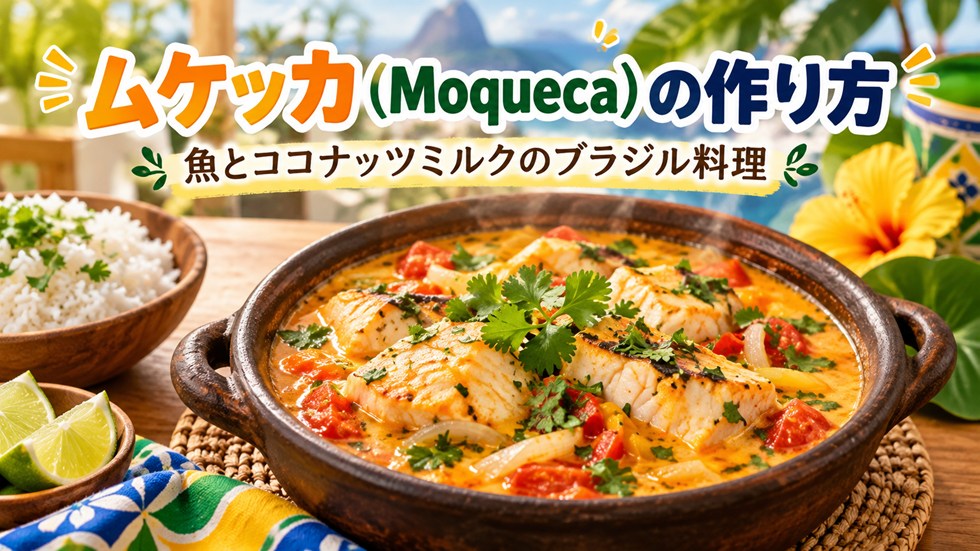 ムケッカ（Moqueca）の作り方｜魚とココナッツミルクのブラジル料理