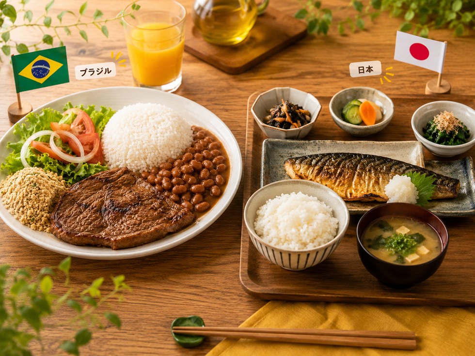 日本の定食との違い