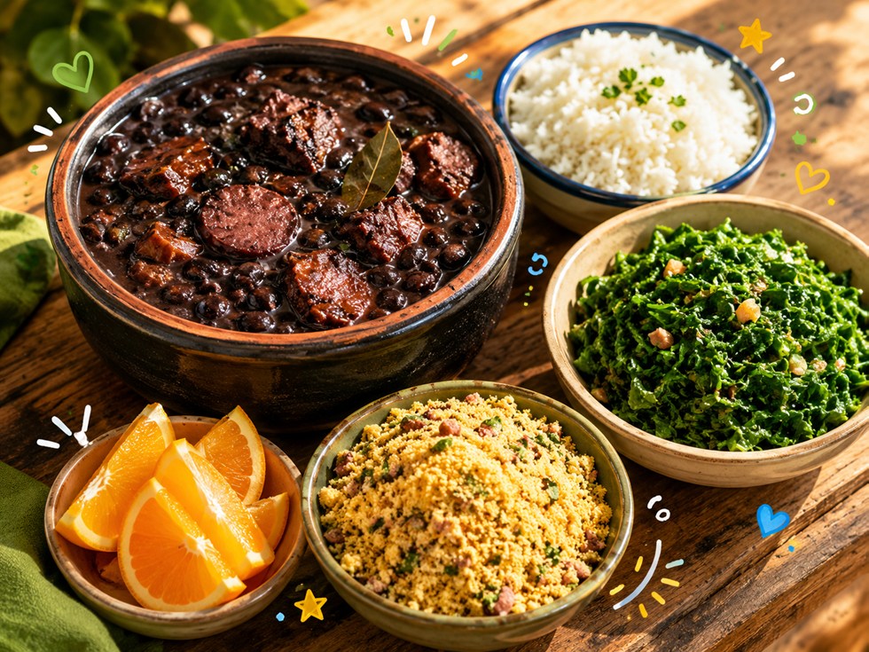 定番の付け合わせはご飯・ケール・ファロッファ・オレンジ