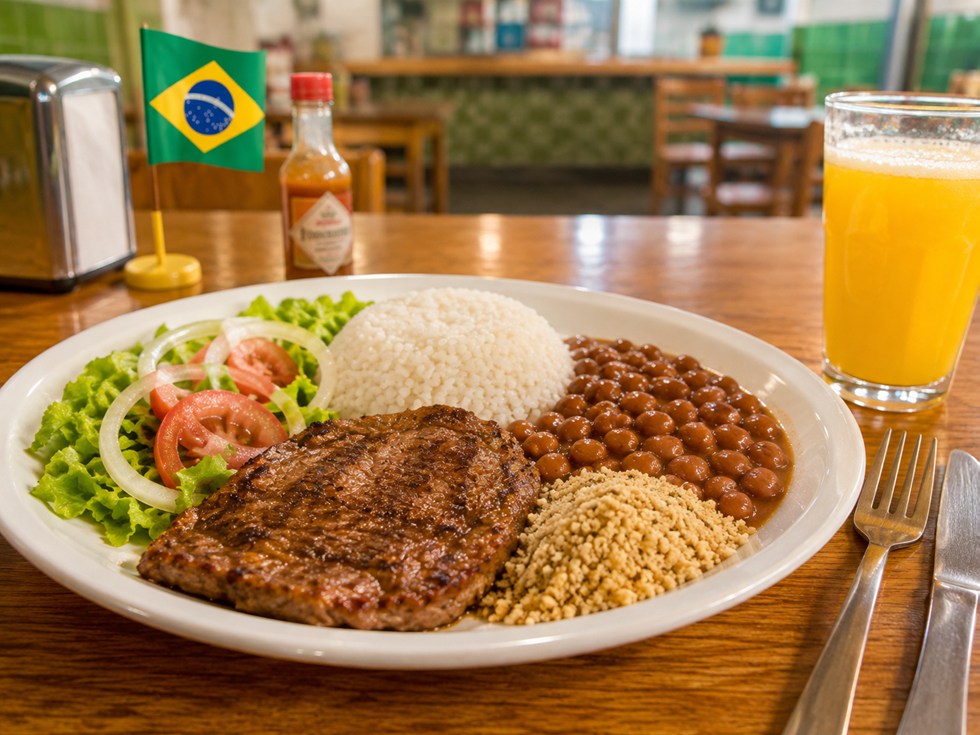 プラート・フェイトとは?ブラジルの定食のような一皿